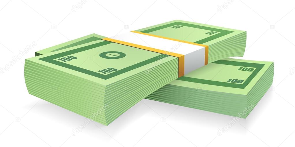 stack of cash clipart