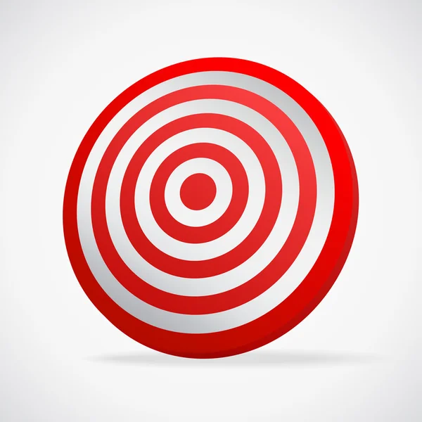 Vector Red target — Stock Vector