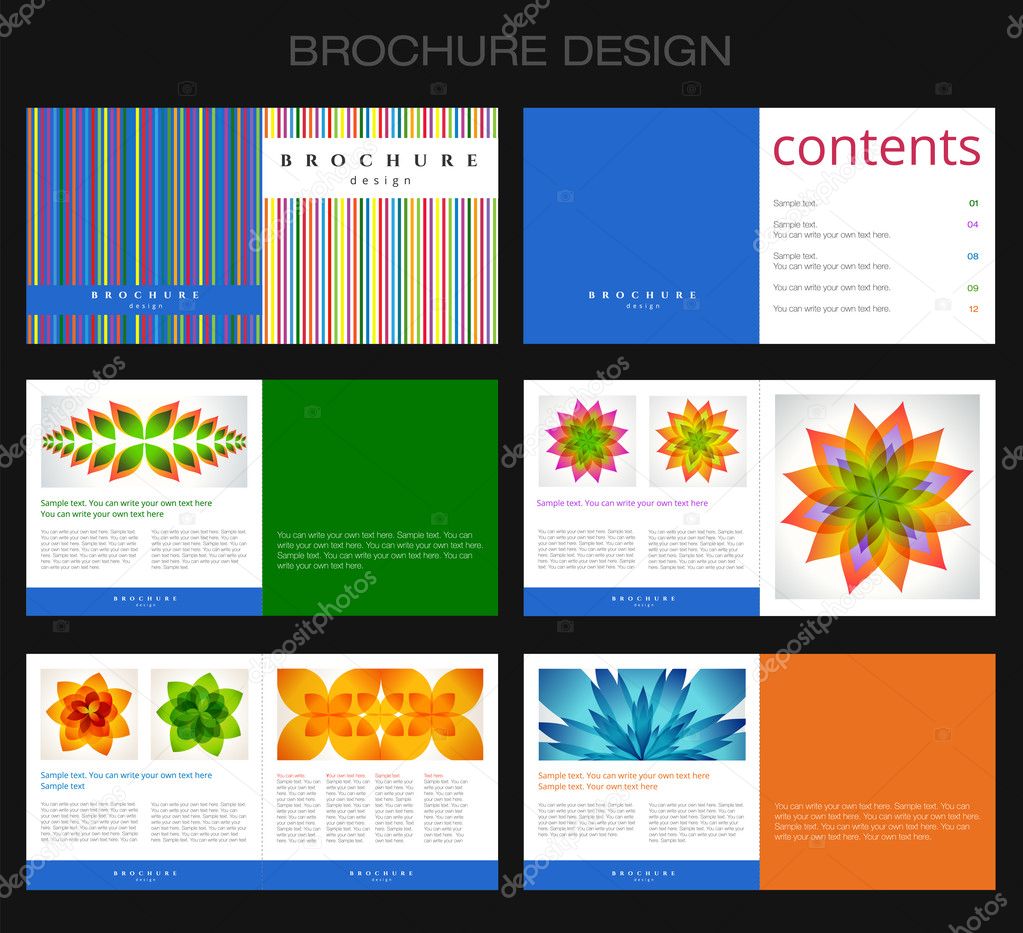 Brochure design (booklet template)