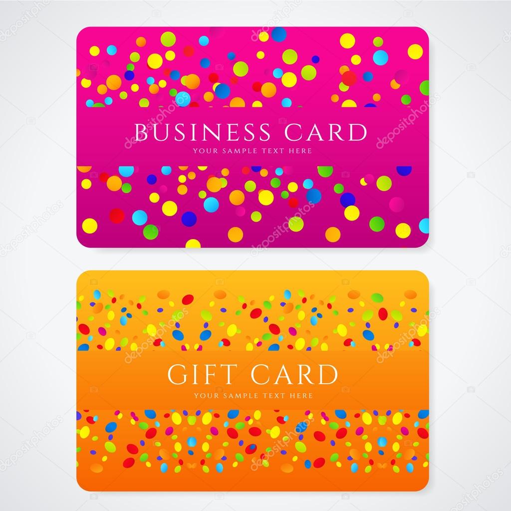 Colorato business regalo scheda modello o con motivo astratto disegno di sfondo luminoso arancio