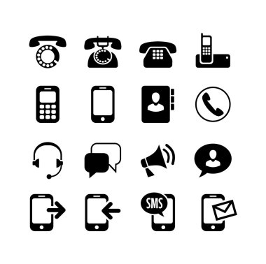 16 Icons set. ? elephony