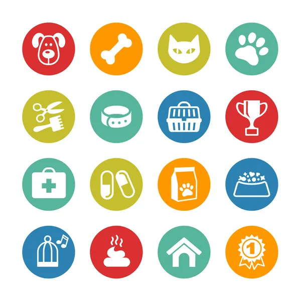 Evcil hayvan simgeleri ayarlayın. Veteriner Amblemler, veteriner Eczanesi