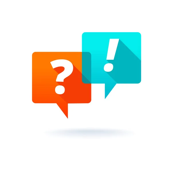 Question and answer — Stock Vector