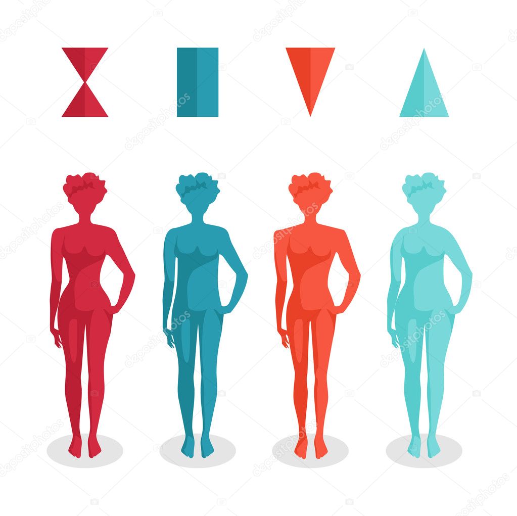 Female Body Shapes Four Types Stock Vector Julynx 41666243 female-body-shapes-four-types-stock-vector-julynx-41666243