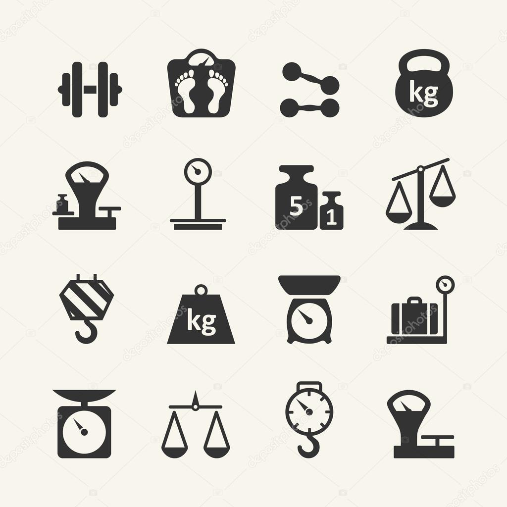 Vektorgrafiken Gewicht Symbol Vektorbilder Gewicht Symbol Depositphotos