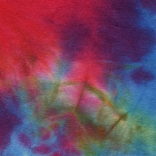 Doku ve arka plan için yüksek çözünürlüklü el yapımı kravat boya kumaş — Stok fotoğraf