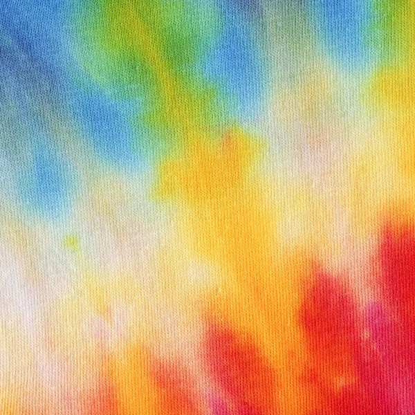Handmade tie dye fabric for texture and background — Stock Photo, Image