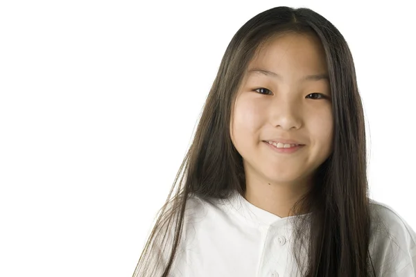 Asian american girl smiling — Stock Photo, Image