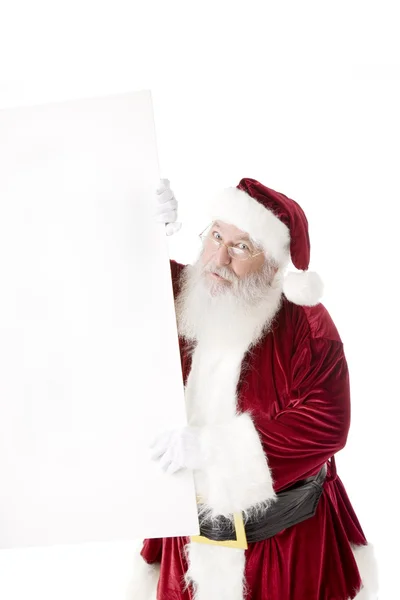 Santa claus isolado em branco — Fotografia de Stock