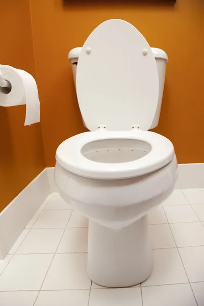 Close up of Bathroom toilet Stock Image