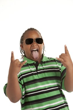 Afro-Amerikan preteen belirtileri gösteren 