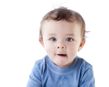 heyecanlı bir bebek