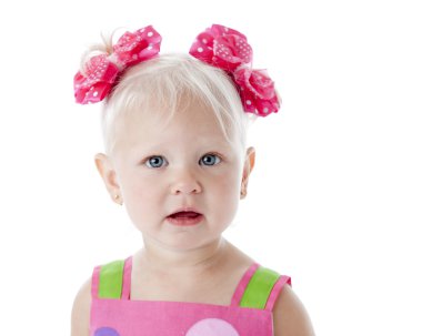 sürpriz beyaz toddler kız