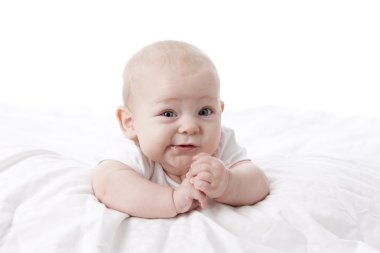 sorgulama ile kız bebek görüntüsü veya emin değilseniz ifade yüzünde