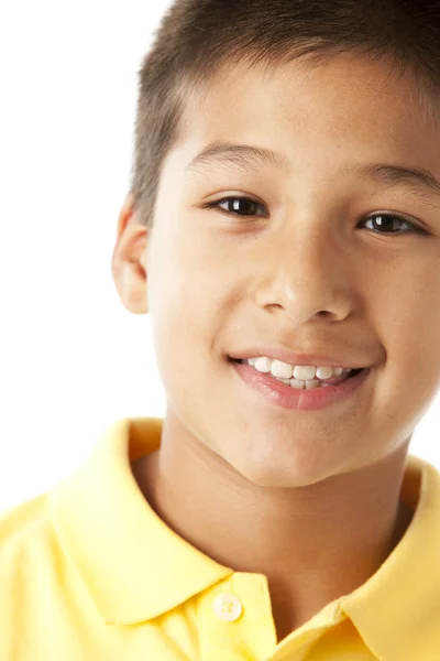 Niño hispano con una gran sonrisa — Foto de Stock
