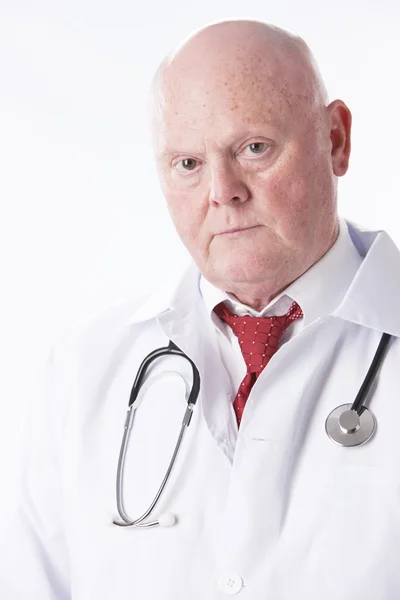 Portrét vážné lékař — Stock fotografie