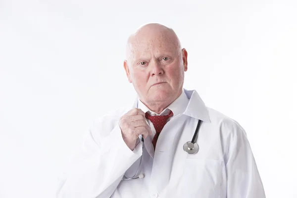 Headshot of serious doctor — Stock Photo, Image