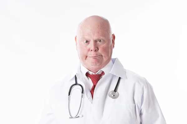 Портрет смешного врача — стоковое фото