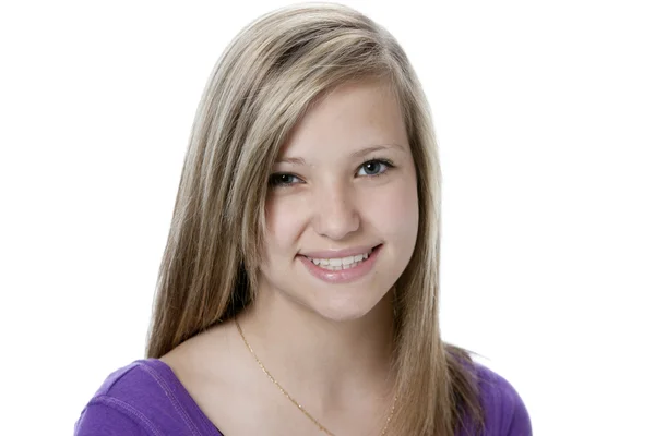 Image of smiling pretty teenage girl — Stock Photo, Image