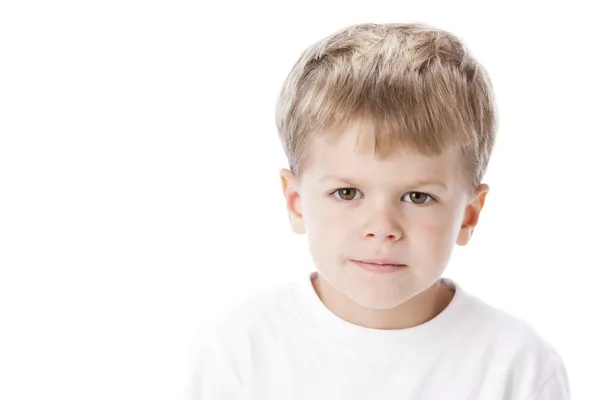 Sorridente ragazzo caucasico — Foto Stock