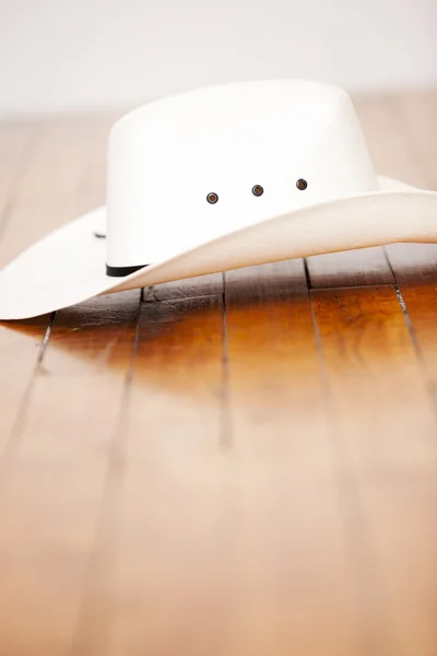 Stylish white cowboy hat