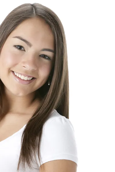 Gambar gadis remaja hispanik tersenyum Stok Gambar Bebas Royalti