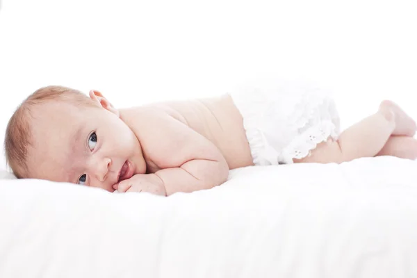 Caucasian newborn baby — Stock Photo, Image