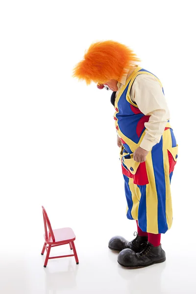 A professional male clown — Stock Photo, Image