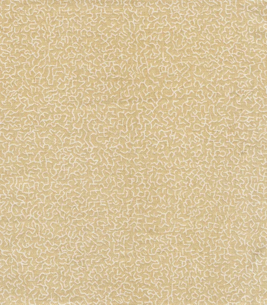 Een hoge resolutie neutrale crème gekleurde stof met witte wervelingen — Stockfoto