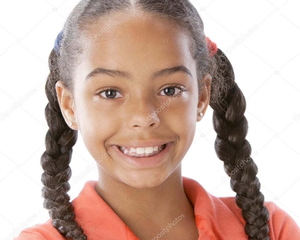 African American Smiling Little Girl Stock Photo C Jbryson 23099980