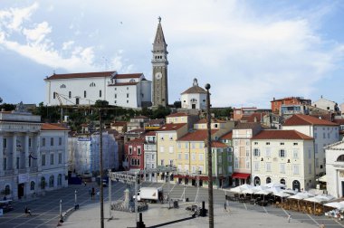 Slovenya / Piran / gün zaman genel bakış