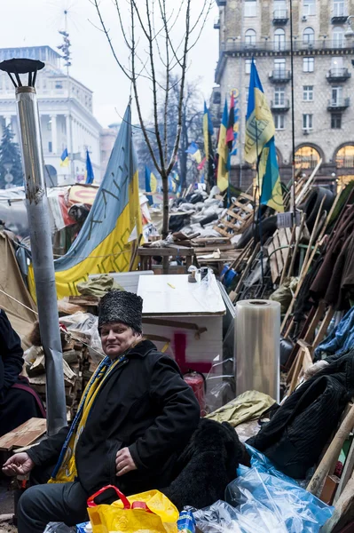 Ukraine - Maidan: Birth of a civil society 21st dec 2013 — Stock Photo, Image