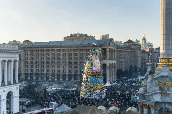 Ukraina - Majdan: Narodziny społeczeństwa obywatelskiego Obraz Stockowy