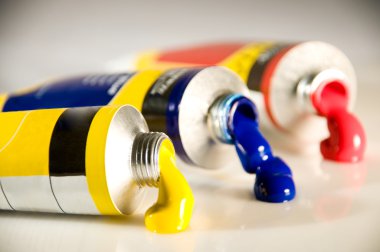 acrylic color tubes clipart