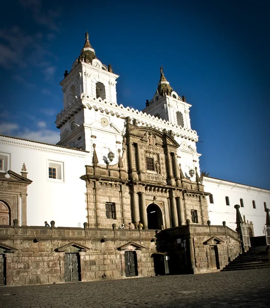San francisco kyrkan i quito - ecuador — Stockfoto