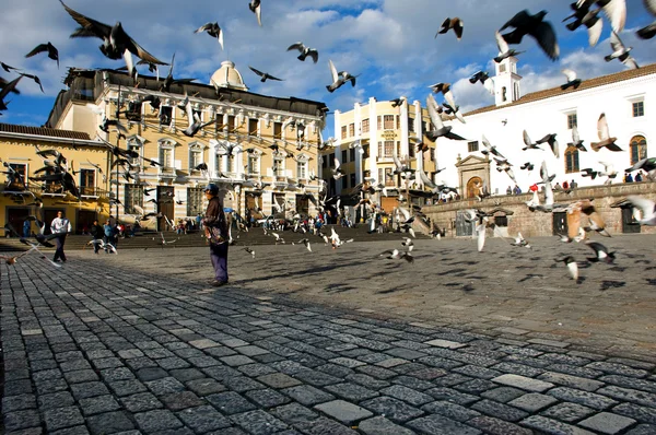 Kostel quito - Ekvádor — Stock fotografie