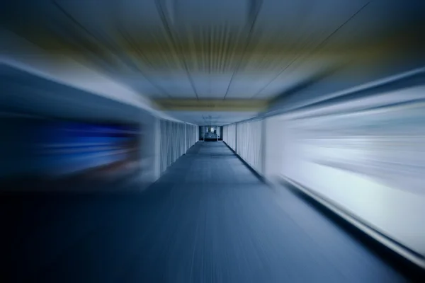 Blurry airport interior — Stock Photo, Image