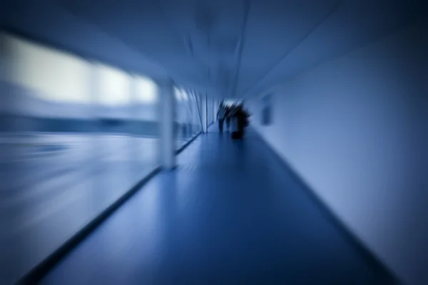 Walking in airport — Stock Photo, Image