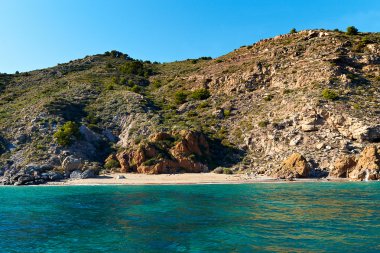 güzel bir plaj İspanya