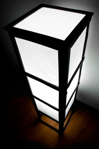 Trä modern lampa — Stockfoto