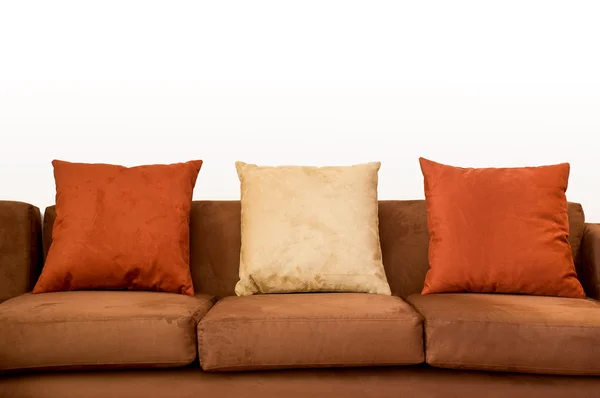 Sofa close up with copy space — Stock Photo, Image