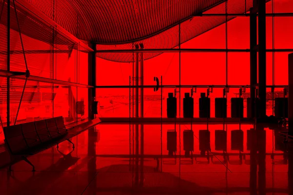 Moderno aeroporto internazionale interno — Foto Stock