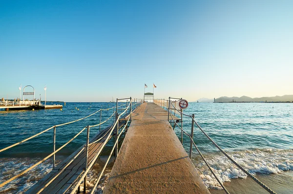 Pathway beach — Stock Photo, Image