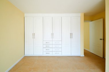 Interior design series: Bedroom closet clipart