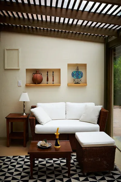 Iç tasarım serisi: Modern oturma odası — Stok fotoğraf