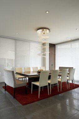 İç tasarım: Modern yemek odası