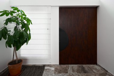 Interior design serires: Modern House entrance clipart
