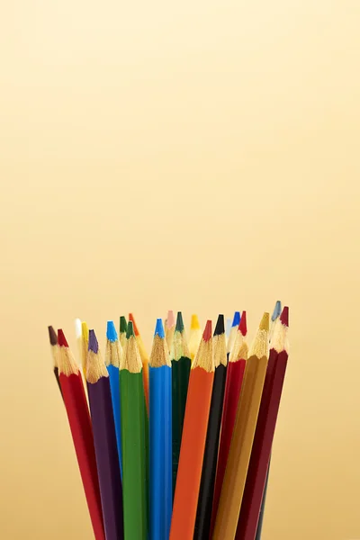 Back to School Series: set of color pencils — Stock Photo, Image