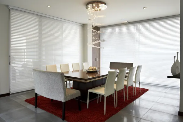 Interior design: Modern dining room — Stock Photo, Image