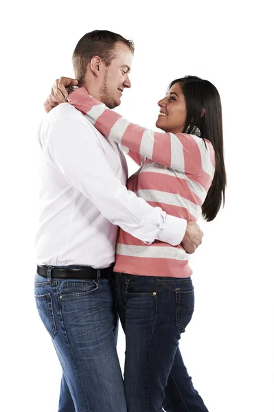 Pareja feliz joven — Foto de Stock